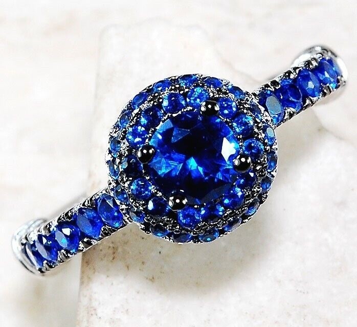 Heat Treated 2CT Kyanite 925 Solid Sterling Silver Ring Jewelry Sz 8 MP2