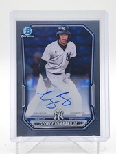GEORGE LOMBARD JR 2026 BOWMAN CHROME AUTO #CPA-GL YANKEES Q7204