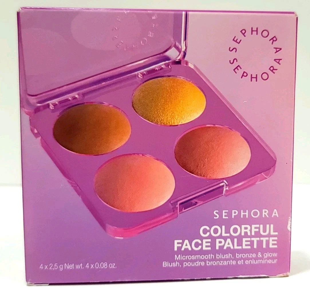 SEPHORA Colorful Face Palette Bronzer Microsmooth Glow Blush