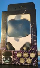 NEW Black Bluetooth Headphones Earbuds with Charging Case Cable Free Shipping