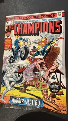 The Champions #4 - Marvel Comics - 1976