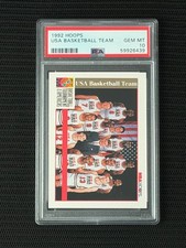 1992 Hoops USA Basketball Olympic Dream Team PSA 10 - Rare Gold Foil Card!!