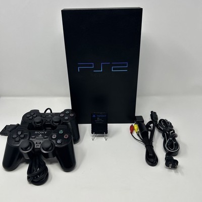 Sony PlayStation 2 PS2 Fat Console – OEM Two Controllers, OEM