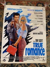 TRUE ROMANCE Original Theatrical Movie Poster - 41x31 in. - 1993 - Tony Scott ++