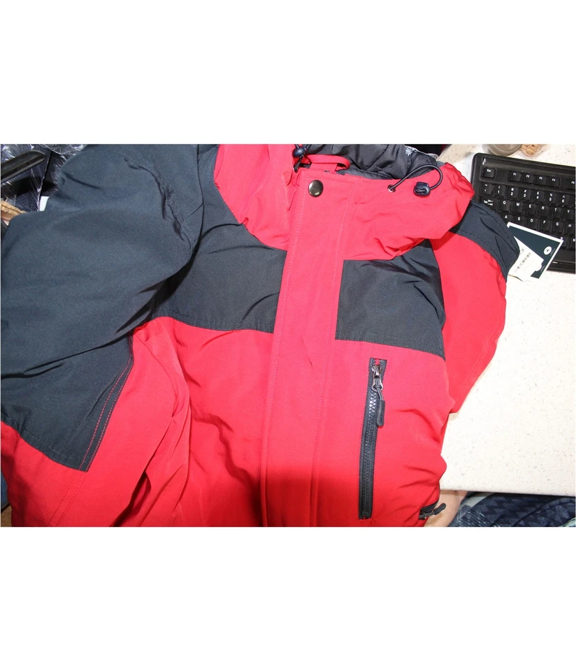 Club Room Mens 3 in 1 Hooded Parka Coat, mediumred, 2XL - Image 2 of 2