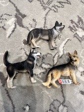 Schleich Wolf, Husky, German Shepherd