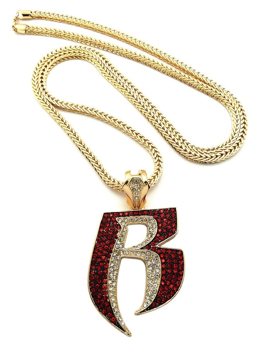 RIFINY 3WAY NECKLACE Lサイズ 65cm Hip Hop N.W.A., Machine Gun Pendant 24