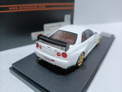 Hpi 1/43 Nissan GT-R R34 Tommykaira R White | eBay
