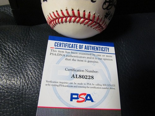Phil Scooter Rizzuto #10 signed Baseball PSA Certified - Picture 2 of 9