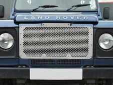LAND ROVER DEFENDER STAINLESS STEEL FRONT GRILLE IN NATURAL FINISH DA2356
