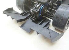 Aero Kit Replacement Rear Diffuser Associated DR10 PRO REAKT Lucas Oil Drag Car