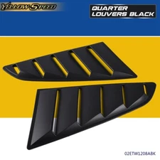 Fit For 2015-2020 Ford Mustang GT V6 Quarter 1/4 Side Window Louver Scoop Cover