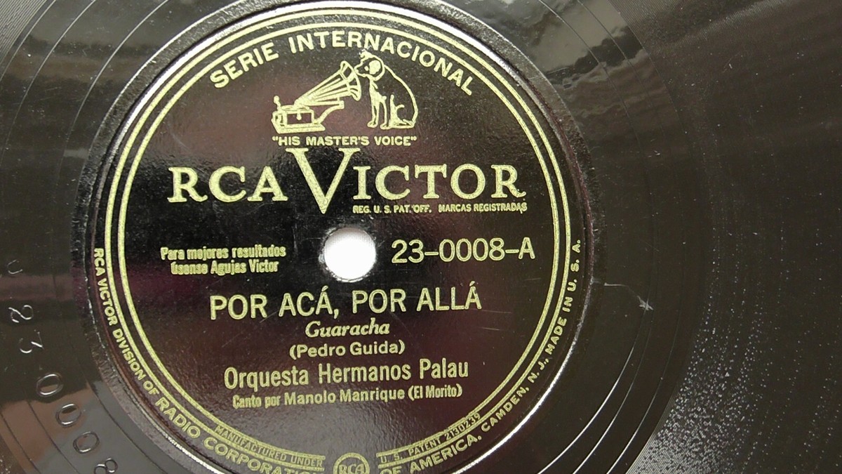 Orquesta Hermanos Palau 78rpm Single 10-inch RCA Victor Records