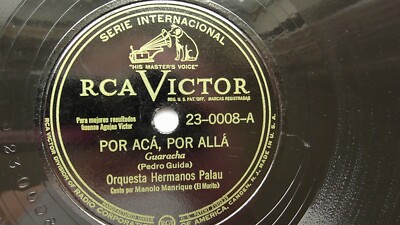 Orquesta Hermanos Palau 78rpm Single 10-inch RCA Victor Records