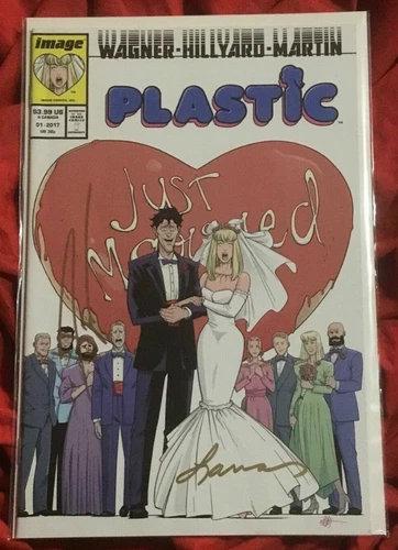 Doug Wagner, Laura Martin signed Plastic #1 in MT condition