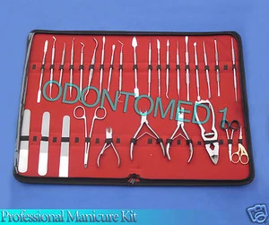 40 PIECE PROFESSIONAL NAIL MANICURE KIT TOOL SET BTS-134