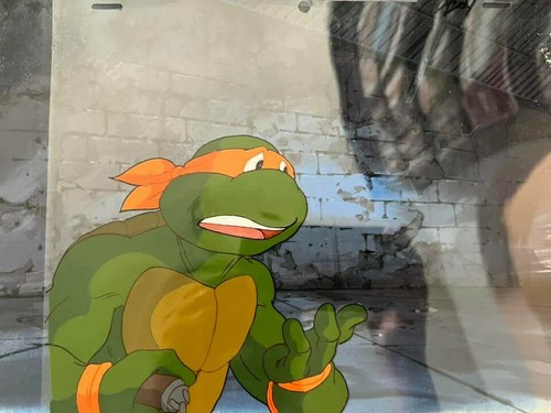 Teenage Mutant Ninja Turtles Michelangelo Production Animation Cell - Picture 2 of 9