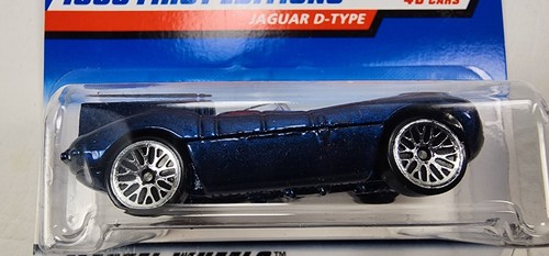 1998 Hot Wheels First Editions #638 Jaguar D-Type Blue #4 Sport Race Car Vintage - Picture 2 of 5