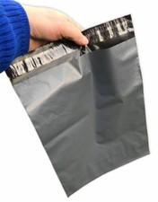 Versandtaschen grau 34 Zoll x 42 Zoll 850 x 1050 + 40 mm (45 mu)