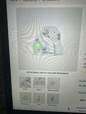 Whirlpool Microwave Interlock WP8206419