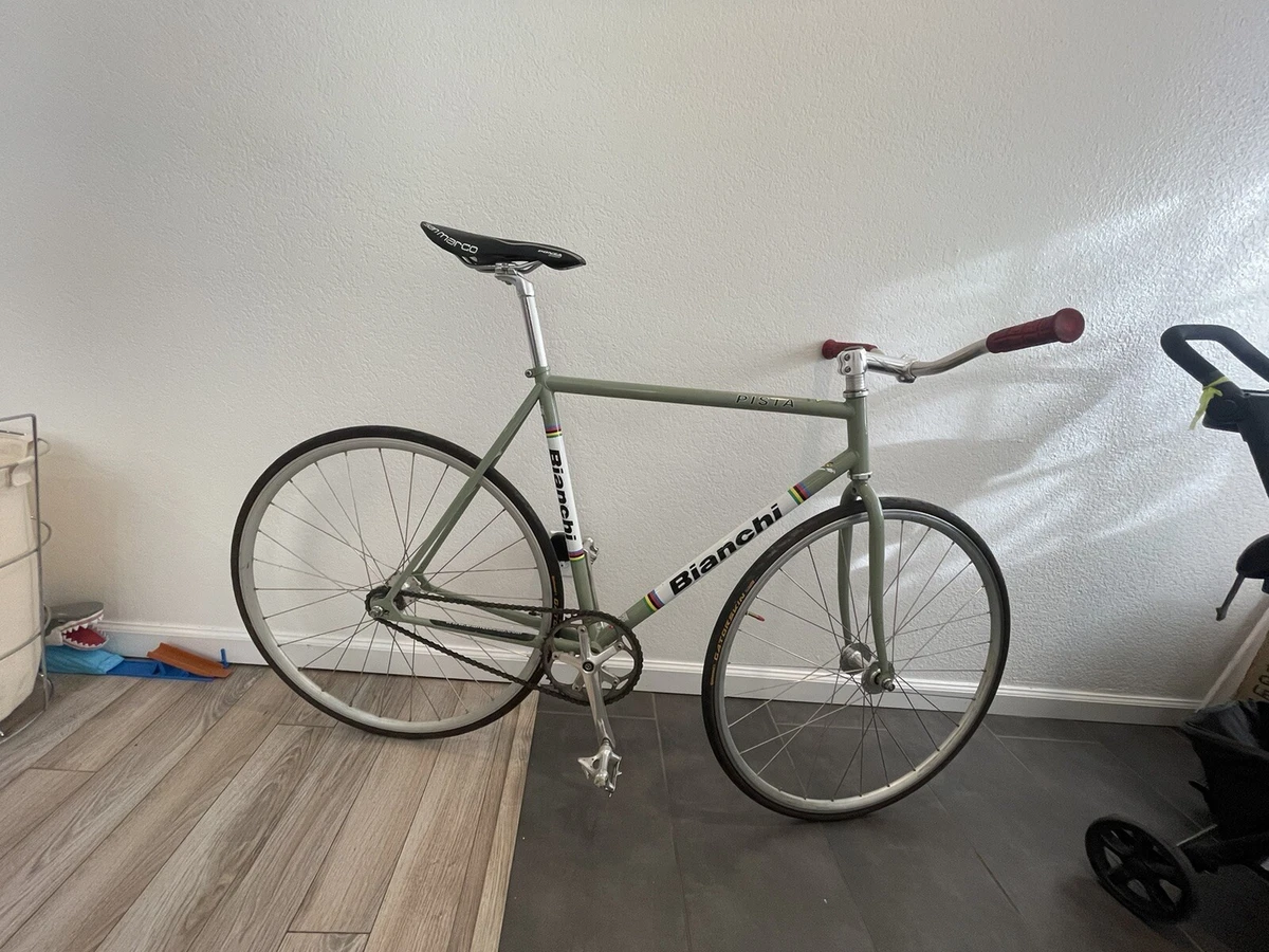 Edoardo Bianchi Pista Fixed Gear Chromo Lite 55cm Bike Rare