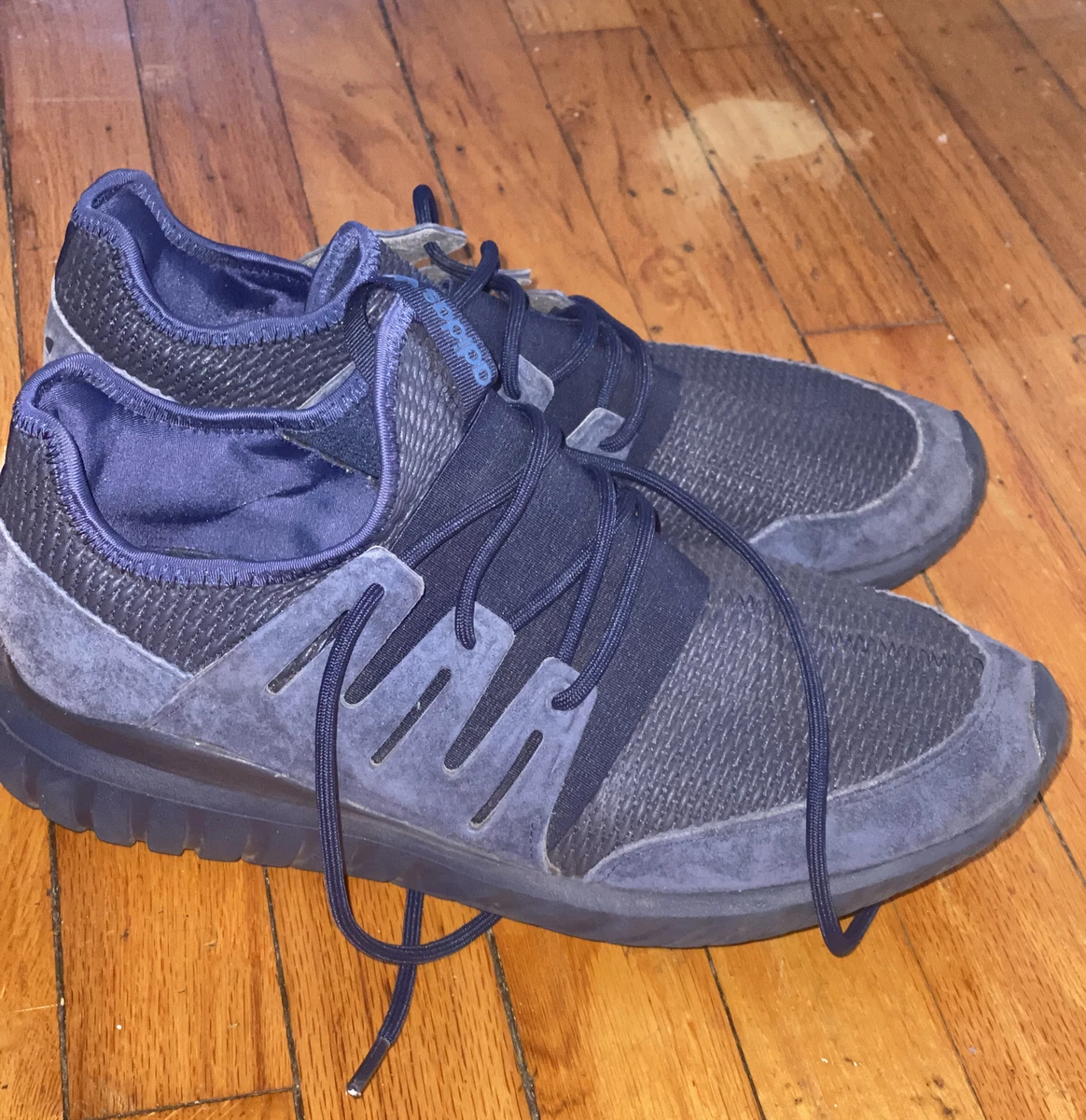 Adidas tubular top navy blue