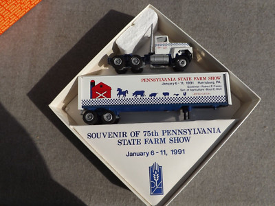 WINROSS 75TH PA STATE FARM SHOW 1991 Diecast Truck Tractor Trailer Agriculture
