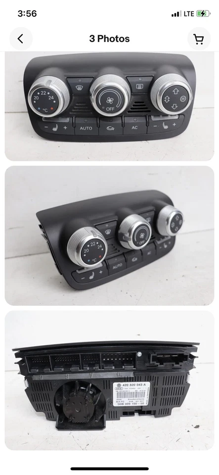 — SERVICIO REPARACIÓN UNIDAD CLIMATIZADO AUDI R8/TT 420820043A — Foto 3 de 3