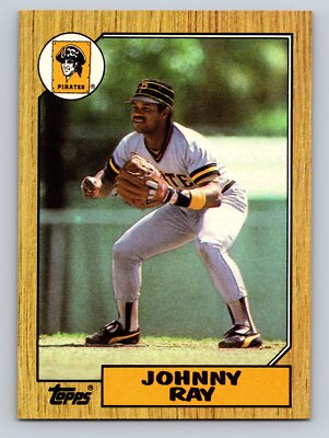 1987 Topps Baseball #747 Johnny Ray Pittsburgh Pirates | eBay