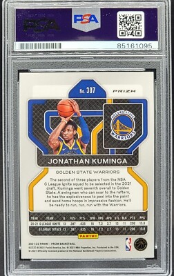 Golden State Warriors Jonathan Kuminga Autographed Green Golden State Warriors Jonathan Kuminga Autographed Green