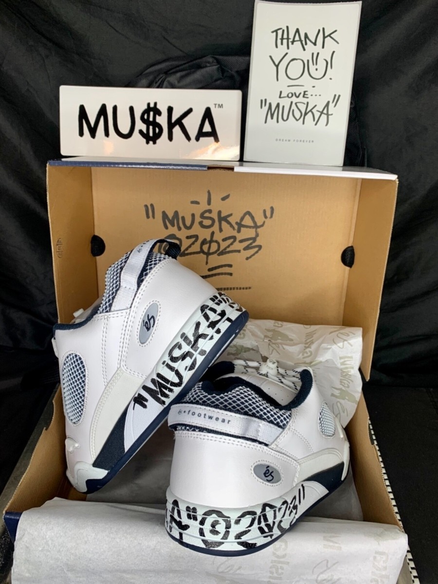 Chad Muska eS Autographed Limited Edition shoes white/navy Size  backpack