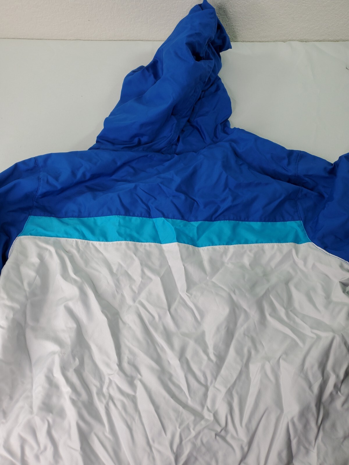 Giacca a vento FILA Live in Motion foderata con cappuccio taglia M blu vintage giacca cappotto