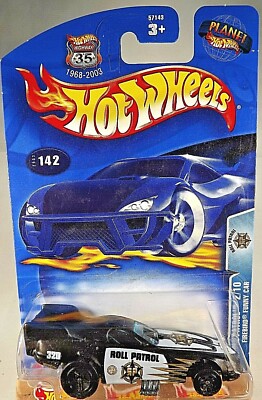 TH ホットウィール 2003 CUSTOM FIREBIRD 2003 Hot Wheels #142 Roll Patrol 2/10 FIREBIRD FUNNY CAR
