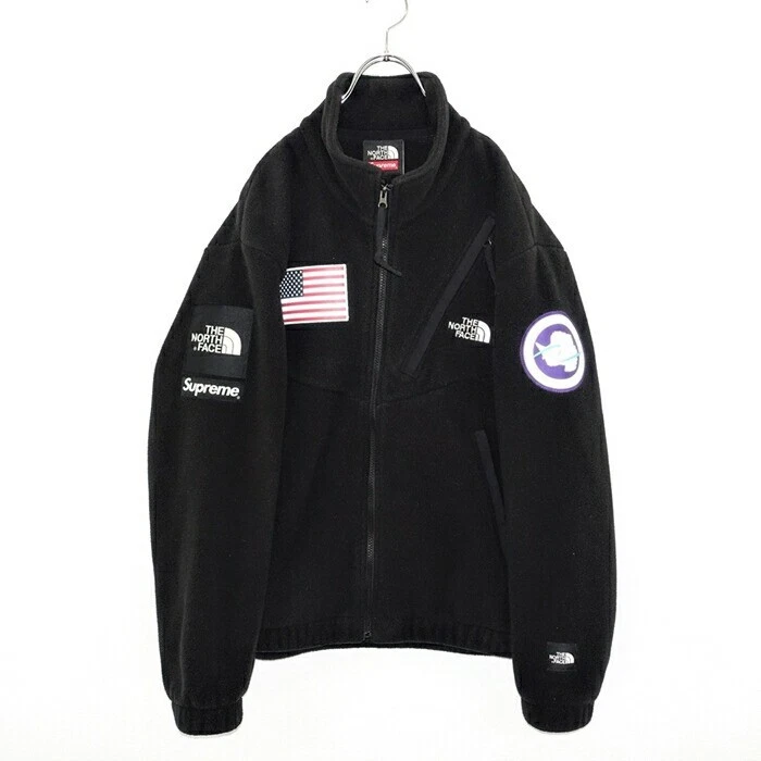 Veste polaire Supreme X The North Face 17ss Trans Antarctica noir S vêtements d'extérieur