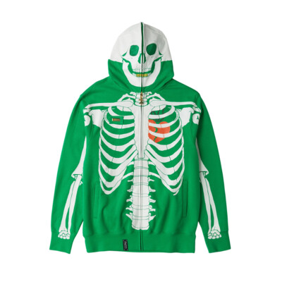 LRG x Carrots ''Dead Serious'' Full-Zip Hoodie (Kelly Green) Fleece Jacket