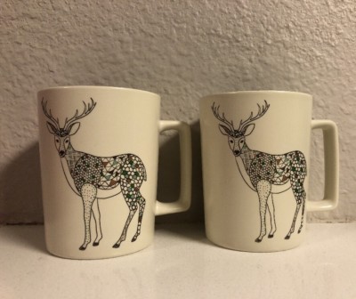 Starbucks 2xDear Mosaic Ceramic Cup With Handle 12 Oz. 2017. NWT!