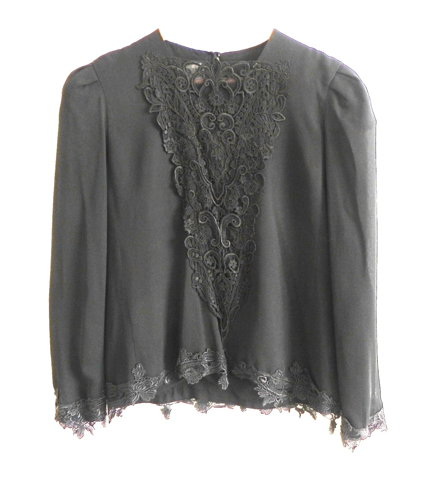 Lace Black Vintage Tops for Women