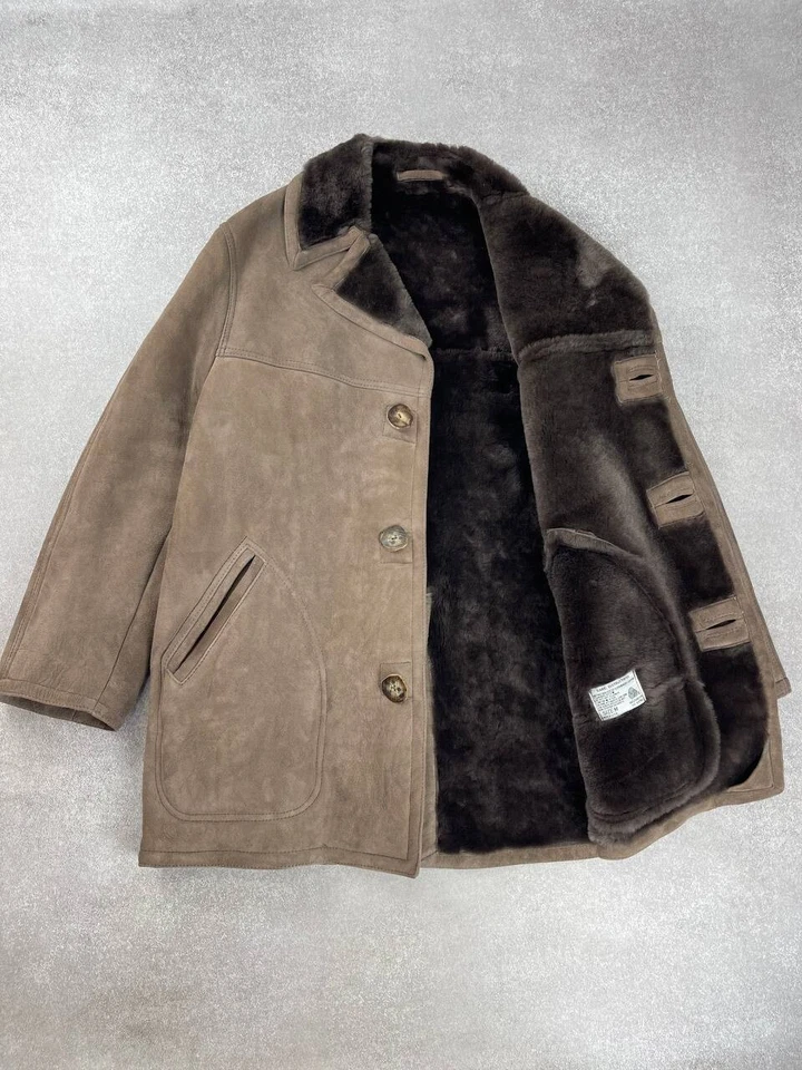 Chaqueta Sawyer Of Napa Gamuza Piel de Oveja Western Rancher Talla M Foto 2 de 4