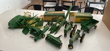 Antique John Deere Farming Equipment Die Cast Toy Set