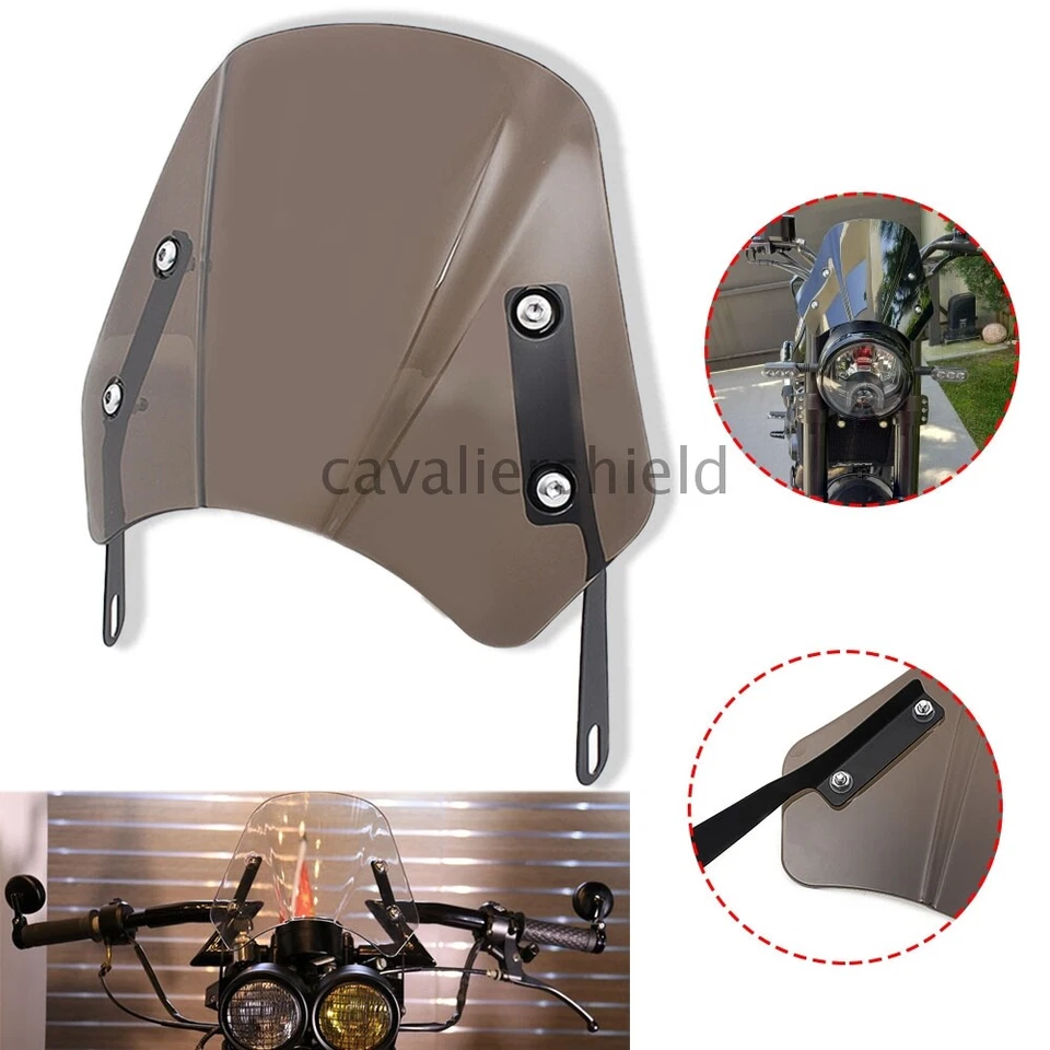 Faro redondo universal parabrisas negro/humo/gris 5"-7" para Honda Foto 4 de 4