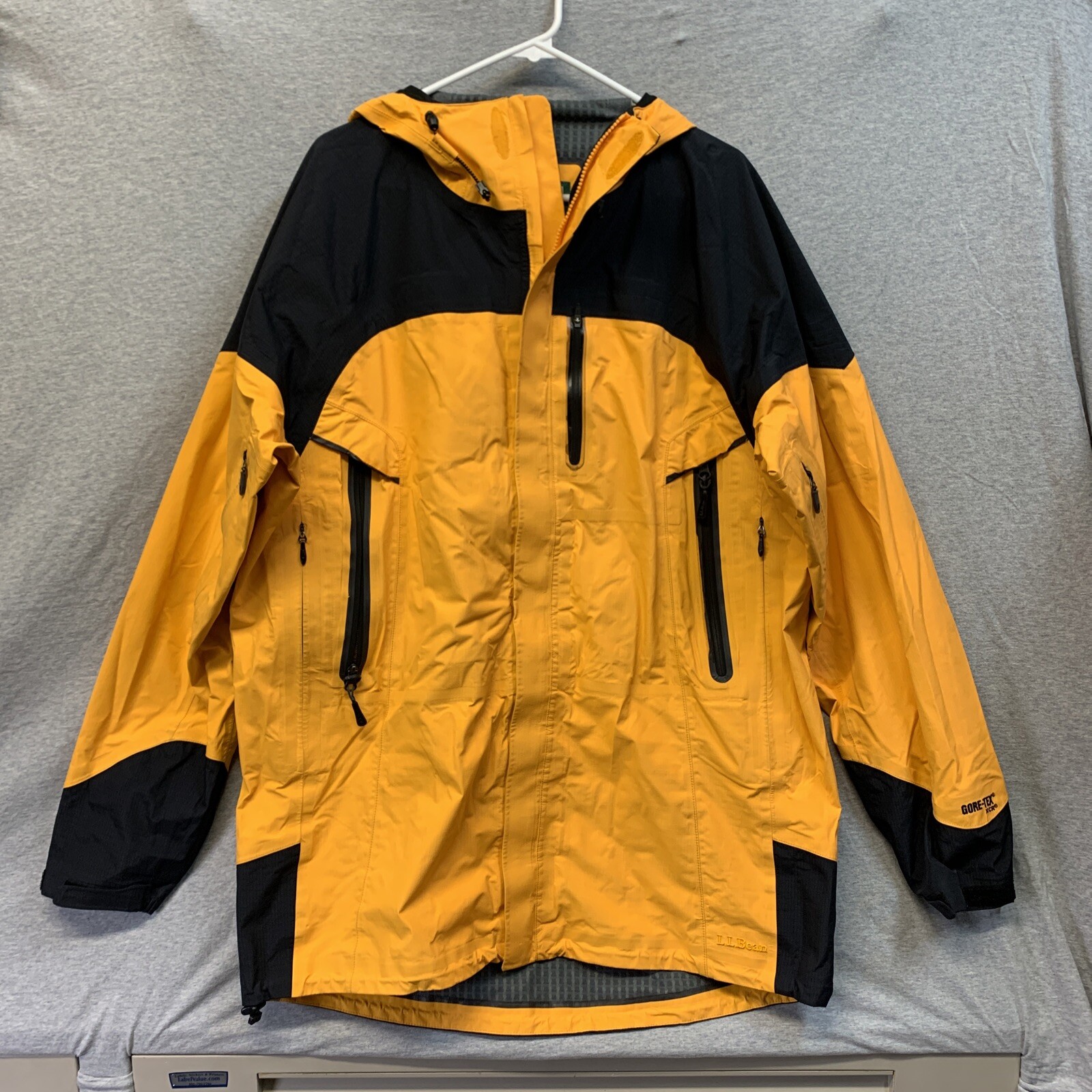 Yellow Hooded Ski Jacket Parka ODAR8 