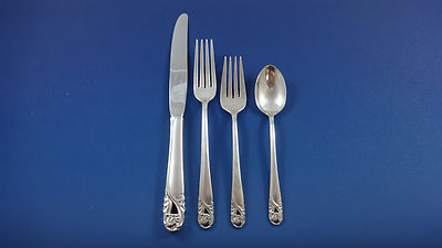 Spring Glory by International Sterling Silver Flatware Service 12