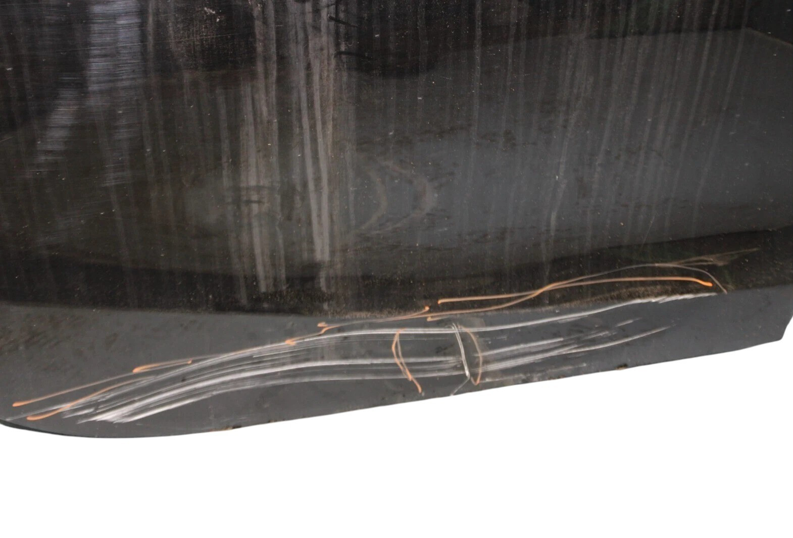 14-19 Maserati Ghibli Rear Right Side Exterior Door Shell Panel Black Oem