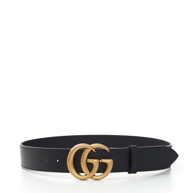 Gucci 406831DJ20T1000 Leather Belt 