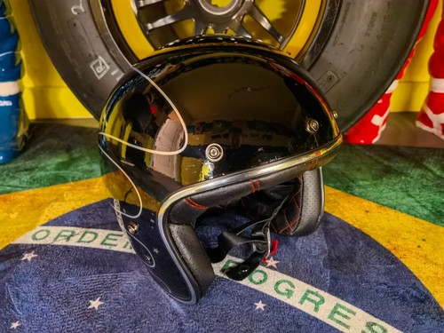 Harley Davidson Helm 3/4 Retro Schwarz \