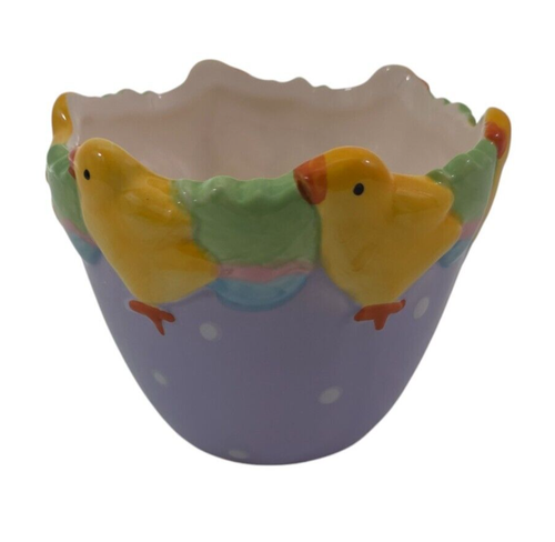 Juego de 3 cuencos de anidación de huevos de pollitos de Pascua de cerámica internacional para artículos para el hogar - Imagen 17 de 24