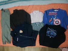 lotto 352b stock 7 pezzi abbigliamento bimbo bambino 7/8 anni capitan america