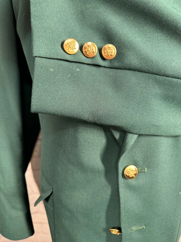 Chaqueta Blazer Abrigo Deportivo GOLF Calce Clásico Lana Verde JACK NICKLAUS Para Hombres 44L Foto 3 de 4