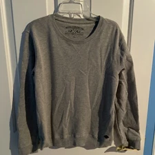 Buffalo Youth Boy Long Sleeve Top Light Gray Size L 14-16 gently Used