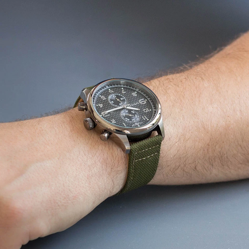 Correa de reloj de liberación rápida de tela de lona Cordura® (M/L) Foto 4 de 4